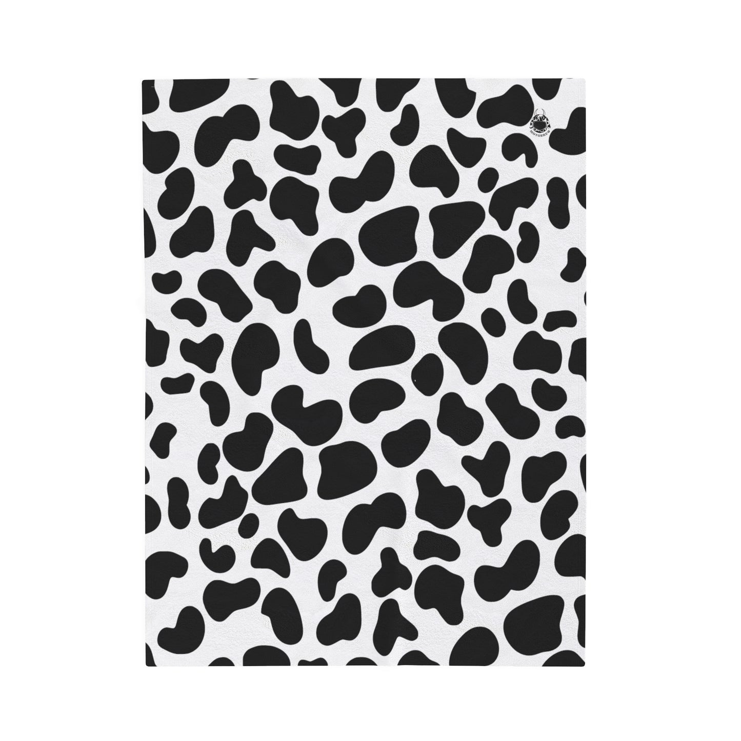 Moo Moo Cowprint Velveteen Plush Blanket