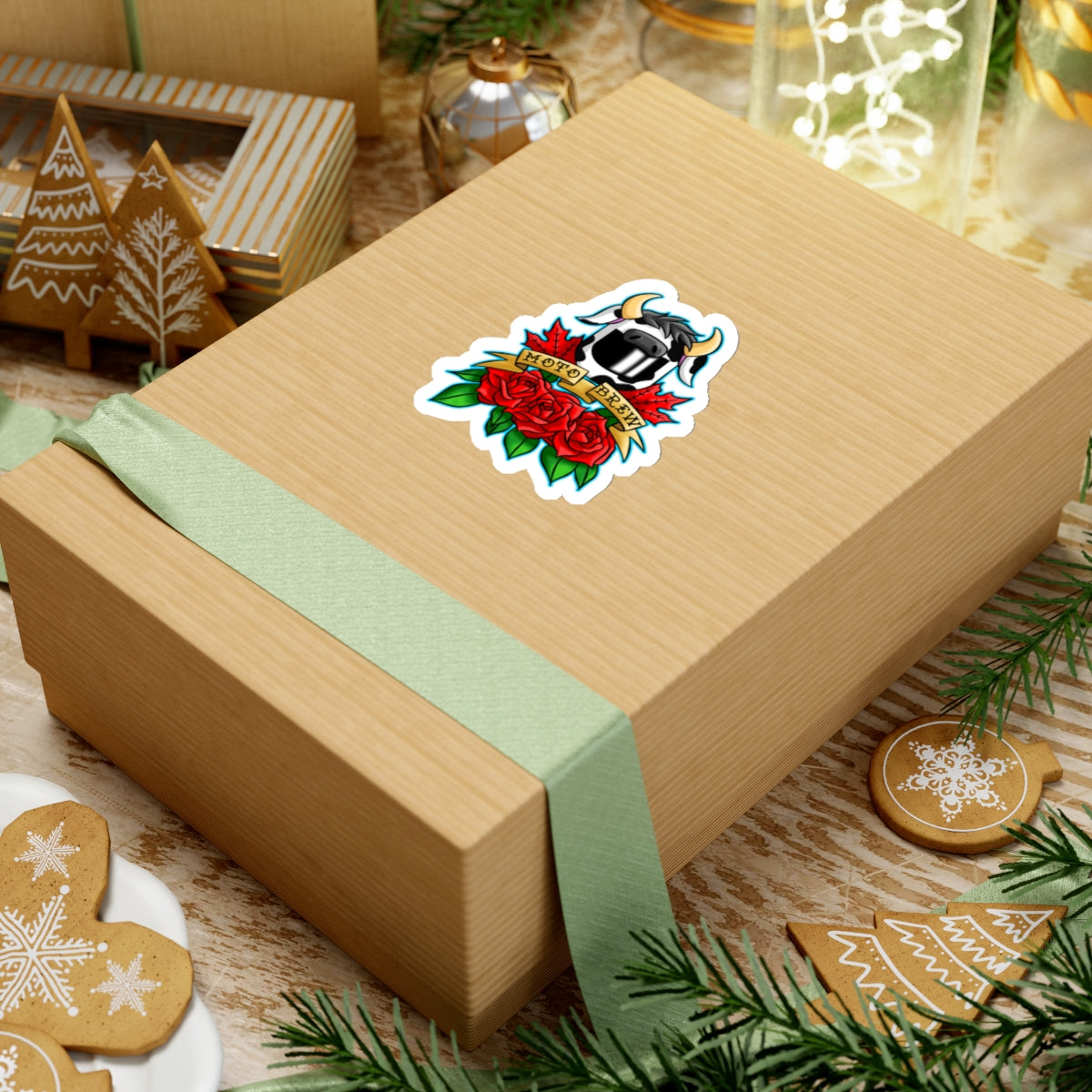 MotoBrew Roses & Maple Sticker
