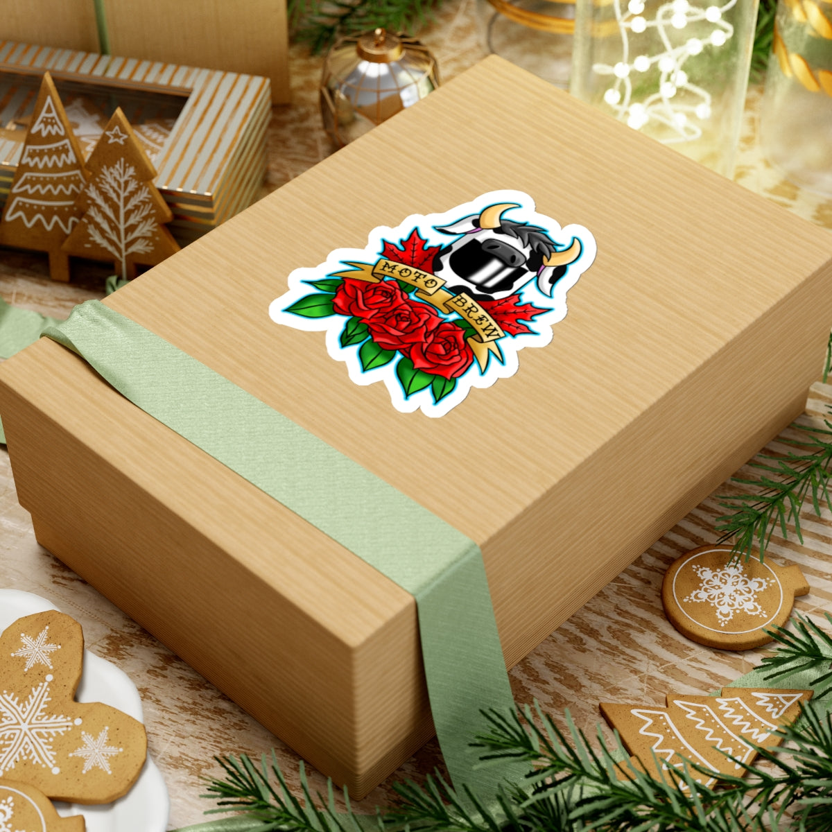 MotoBrew Roses & Maple Sticker