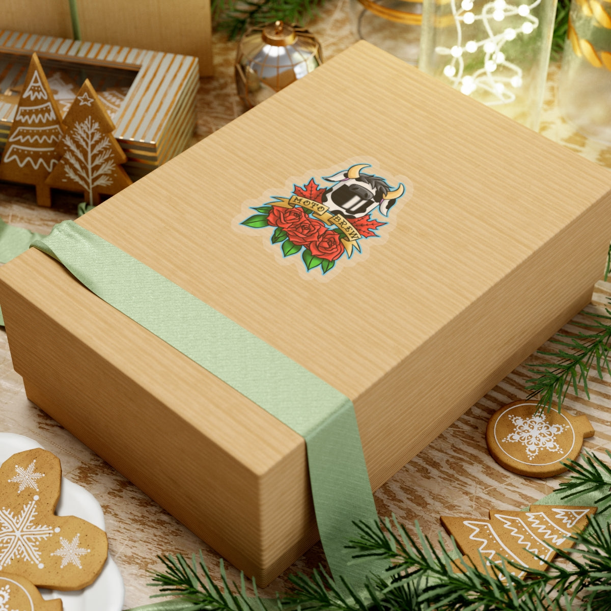 MotoBrew Roses & Maple Sticker