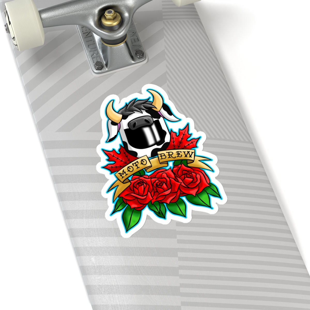 MotoBrew Roses & Maple Sticker